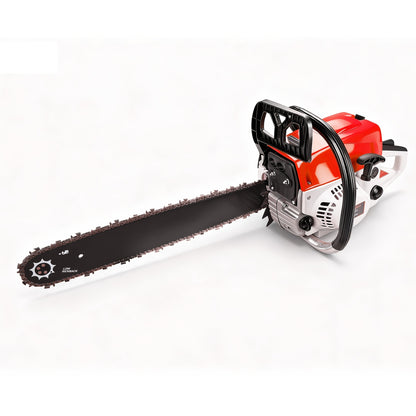 62CC Gas Chainsaw 20 Inch – 2-Stroke Engine, Anti-Vibration, Logging & Farm