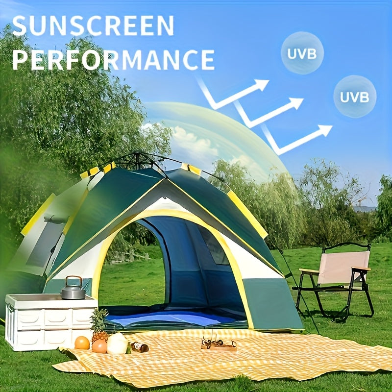 Pop Up Camping Tent Instant Setup Outdoor Shelter 1-6 Person Waterproof