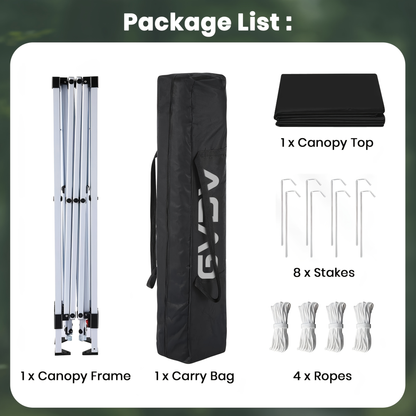 10x10 Pop Up Canopy Tent Heavy Duty 420D Oxford UPF50+ Straight Legs