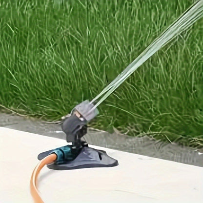 360° Rotating Garden Sprinkler Tower Head - Adjustable Swing Coverage, Lawn & Flower Bed Irrigation, Easy Install
