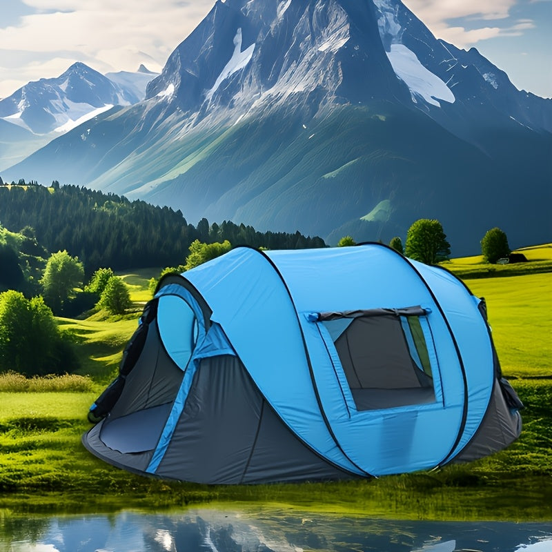 Large Camping Tent 5-8 Person Automatic Pop Up Outdoor Family Shelter