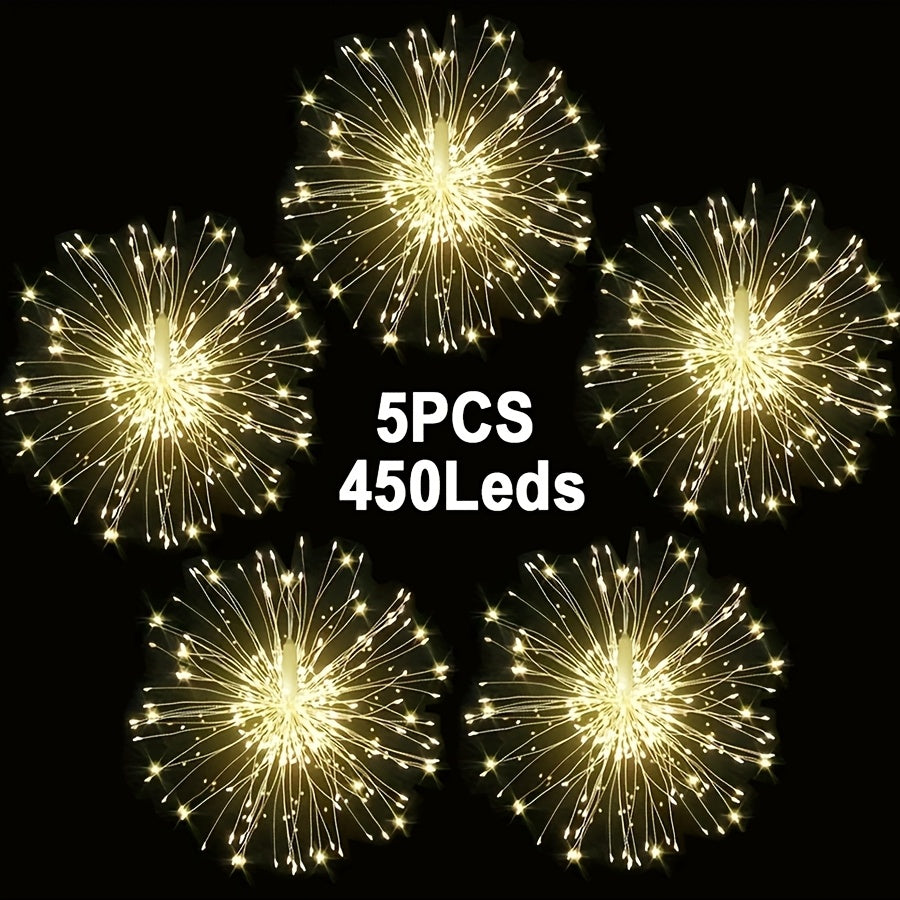 Solar Firework Lights | LED Starburst Garden Patio Tree Decor