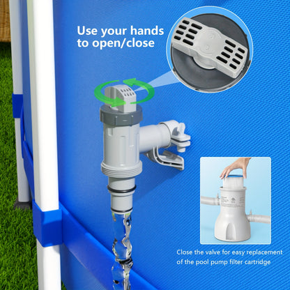 Pool Plunger Valve with Holder | Intex Compatible Filter Pump Hose