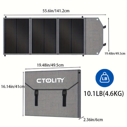 Monocrystalline High Power Solar Panel, 400W/200W/100W Portable Solar Panel, Foldable Solar Blanket, Solar Cell Efficiency Up To 23%, Suitable For Outdoor Adventure Boat Power Station, Garden, Courtyard, Roof, Camping RV Solar Generator
