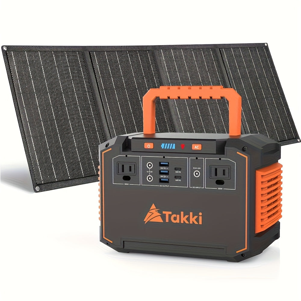 Solar Generator | Portable Power Station Camping Emergency CPAP Home