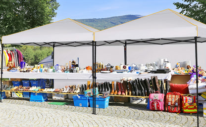 Pop Up Canopy Oxford UV Block Mesh Windows | Beach Camping Party Tent
