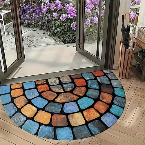 Non-Slip Absorbent Bath Mat Soft Microfiber Bathroom Rug for Shower Toilet Entrance Thickened 800GSM Water Absorption Quick Dry