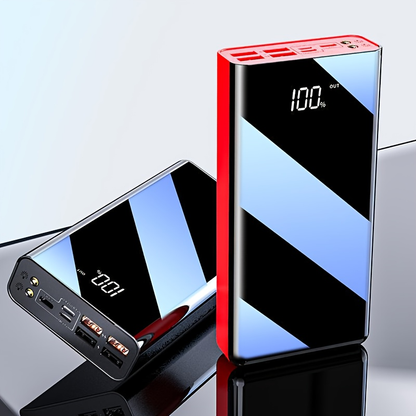 Power Bank 100000mAh 22.5W Super Fast Charging Two-Way USB-C Digital Display Large Capacity Portable Charger for Travel Camping Outdoor Emergency Backup