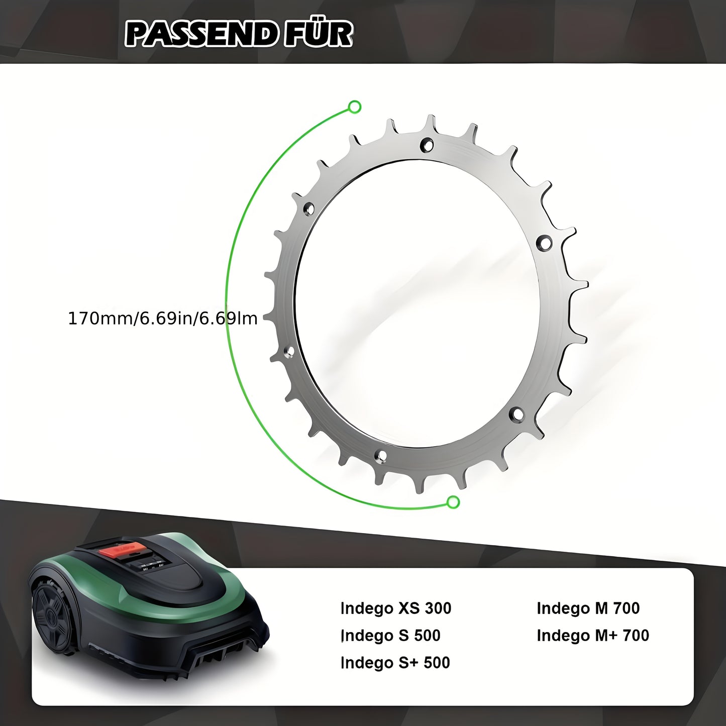 Robot Lawn Mower Spikes Stainless Steel | Bosch Indego Traction Grip