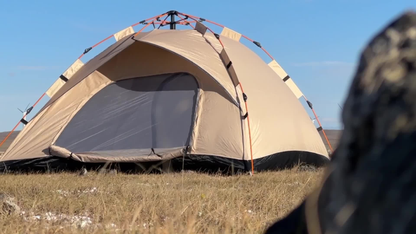 Outdoor Camping Tent 4 Person Automatic Pop Up Sun Protection Fishing