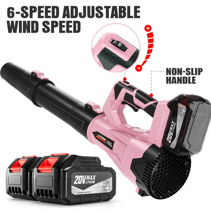 Cordless Leaf Blower | Battery Powered Lawn Yard Snow Pet Hair