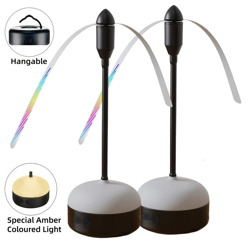 Mosquito Repellent Fan with Light – Portable Desktop Bug Repeller, Quiet USB Insect Repellent Fan for Indoor Outdoor Use, Patio Dining Table Kitchen Restaurant Party Camping Pest Control