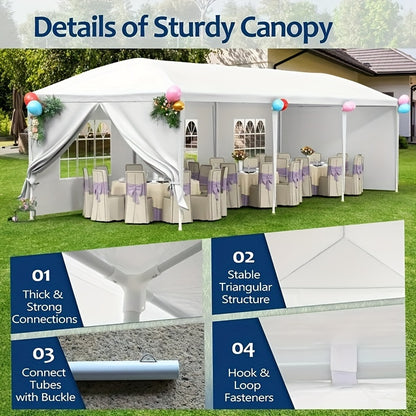 Party Tent Canopy Outdoor Sidewalls | Wedding Backyard Event Gazebo