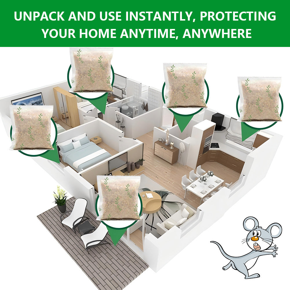 Mouse Repellent | Peppermint Pouches Car RV Garage Camper Indoor Outdoor