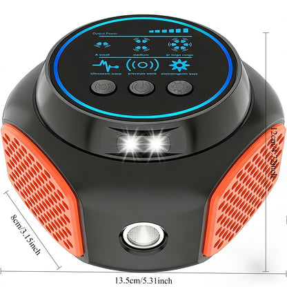 360° Ultrasonic Pest Repeller Indoor Plug-In Mouse Rat Repellent with LED Strobe Light & Ultrasound Speaker Roach Spider Insect Deterrent for House Attic Garage 1/2 Pack