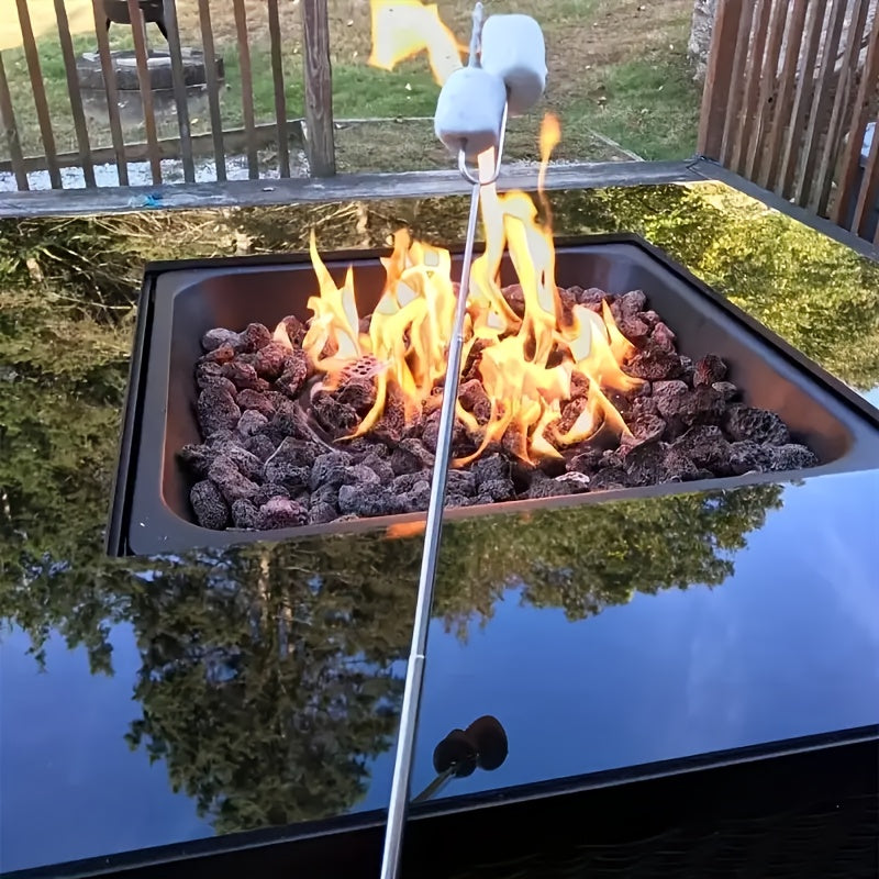 Marshmallow Roasting Sticks 12-Pack Extendable Stainless Steel + Bag