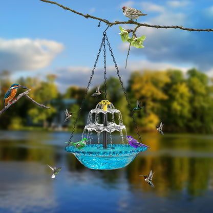 Solar Bird Bath Fountain 3-Tier with Pump – Garden Water Feature