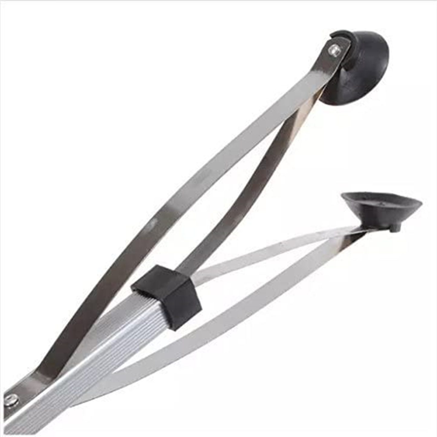 Reacher Grabber Tool 32-Inch Foldable 2-Pack - Aluminum Alloy Extender with Rubber Suction Cup Grippers, Safety Lock & Ergonomic Pistol Handle for Elderly, Mobility Aid, Trash Picker & Garden Use