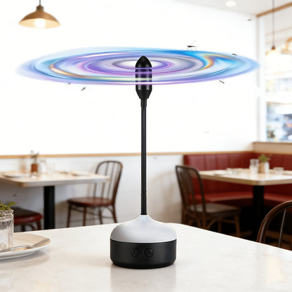 Mosquito Repellent Fan with Light – Portable Desktop Bug Repeller, Quiet USB Insect Repellent Fan for Indoor Outdoor Use, Patio Dining Table Kitchen Restaurant Party Camping Pest Control