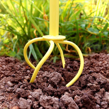 Garden Claw Twist Tiller Manual Steel Cultivator & Soil Loosener, Hand Tiller Lawn Aerator for Garden Bed, Plant Box, Raised Bed & Vegetable Patch