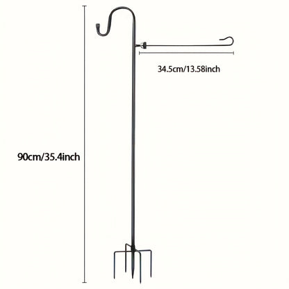 Garden Flag Holder | Heavy Duty Shepherd Hook Adjustable Rust Resistant