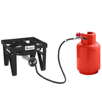 1 Burner Short Square