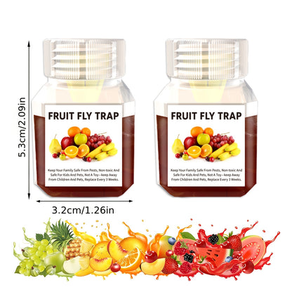 Fruit Fly Trap Indoor Sticky Flying Insect Catcher Bug Trap for Kitchen Home Plant Gnat Whitefly Fungus Gnat Non-Toxic Pest Control
