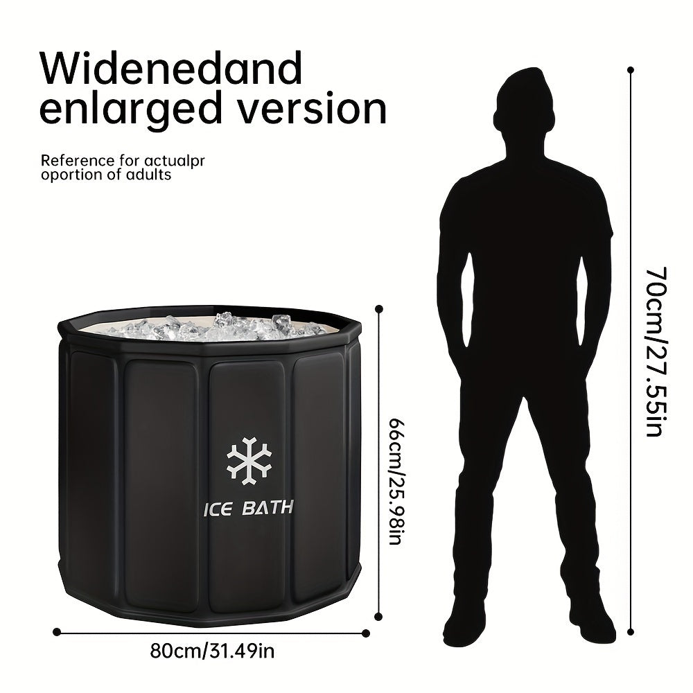 Ice Bath Tub Portable Foldable | Cold Plunge Athlete Recovery Outdoor