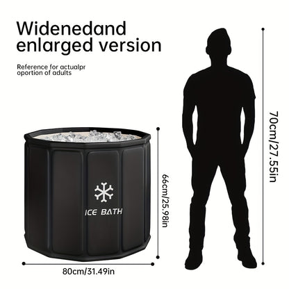 Ice Bath Tub Portable Foldable | Cold Plunge Athlete Recovery Outdoor
