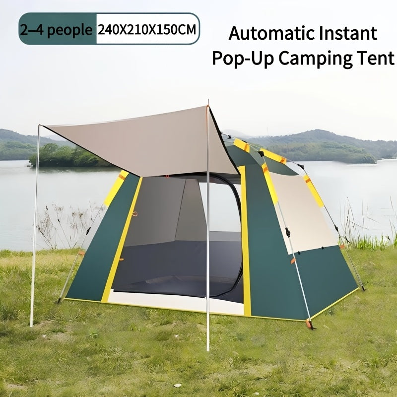 Pop Up Camping Tent Instant Setup Outdoor Shelter 1-6 Person Waterproof