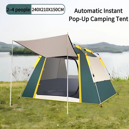 Pop Up Camping Tent Instant Setup Outdoor Shelter 1-6 Person Waterproof