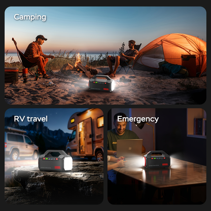 Power Bank 60000mAh Portable Charger - PD100W Fast Charging, QC 24W, USB 3.0, LED Light, Solar Compatible, for Camping Travel Emergency RV Home - 24000mAh / 48000mAh / 60000mAh Options