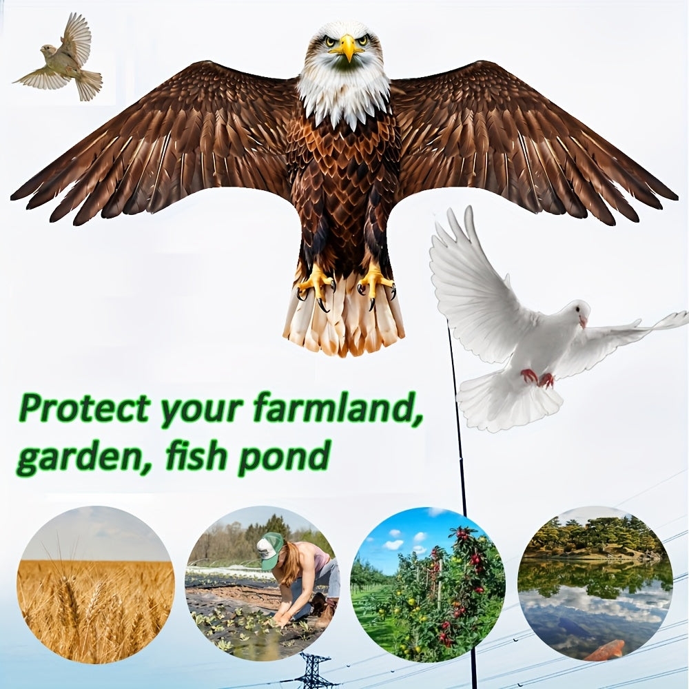 Bird Repellent | Eagle Kite Reflective Strips Garden Farm Crop Outdoor
