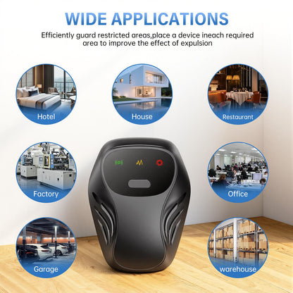 Ultrasonic Pest Repeller Plug In, Dual Speaker Rodent Repellent Indoor, Electronic Mouse Rat Insect Ant Repellent, Silent Pest Control Device for Home Office Garage
