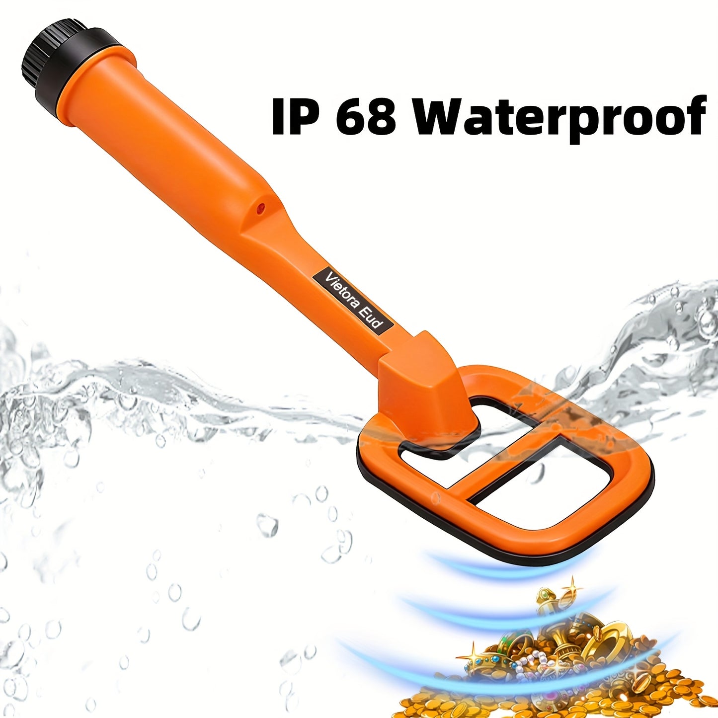 Underwater Metal Detector IP68 Waterproof 100ft Depth for Adults