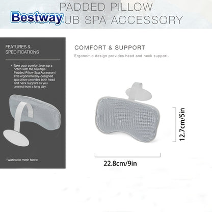 Spa Pillow | Hot Tub Headrest Cushion Portable Inflatable Patio Home