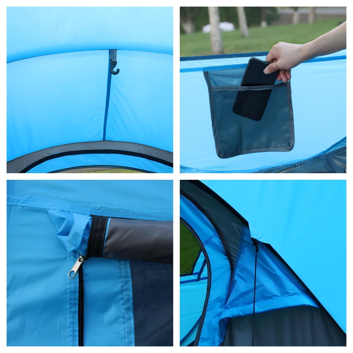 Large Camping Tent 5-8 Person Automatic Pop Up Outdoor Family Shelter