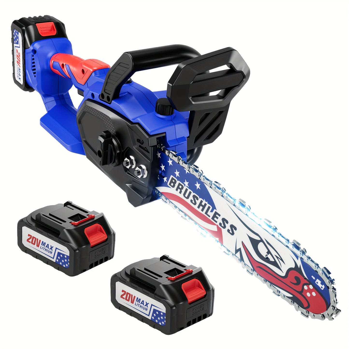 Cordless Chainsaw Auto Lube Tool-Free | Lightweight Women Senior Garden