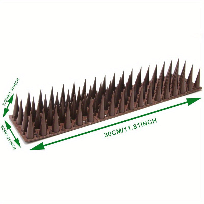 Bird Spikes | 4 Row Humane Deterrent Fence Balcony Window Sill Ledge