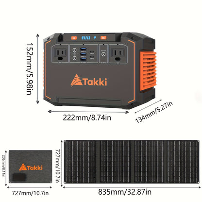 Solar Generator | Portable Power Station Camping Emergency CPAP Home