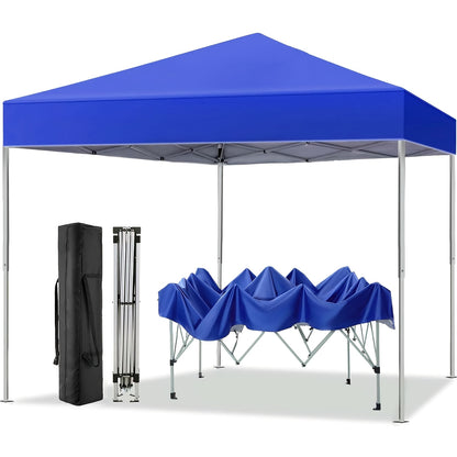 10x10 Pop Up Canopy Tent Heavy Duty 420D Oxford UPF50+ Straight Legs