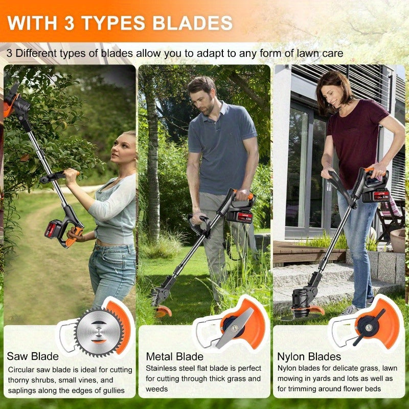 Weed Wacker Blades | Brush Cutter Trimmer Lawn Mower Replacement