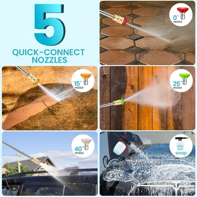 Cordless Pressure Washer Battery Powered | Car Yard Driveway Garden