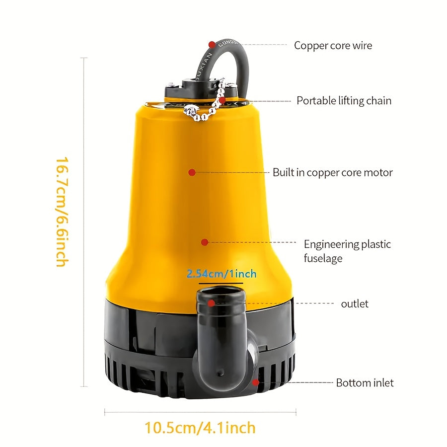 Submersible Pump | 12V DC Pond Garden Fish Tank RV Irrigation Lawn