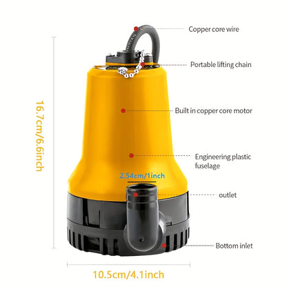 Submersible Pump | 12V DC Pond Garden Fish Tank RV Irrigation Lawn