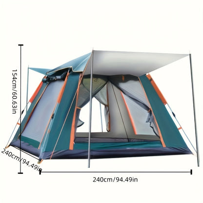 Beach Tent 3-4 Person Automatic Folding Four-Sided Waterproof