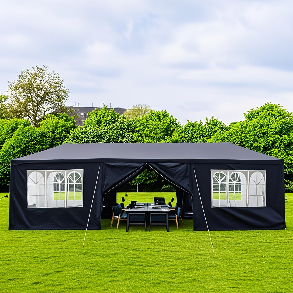 Outdoor Party Tent Waterproof Canopy Gazebo with Removable Sidewalls