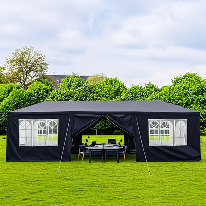 Outdoor Party Tent Waterproof Canopy Gazebo with Removable Sidewalls