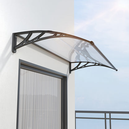Door Awning Polycarbonate Window Canopy UPF50+ UV Rain Protection