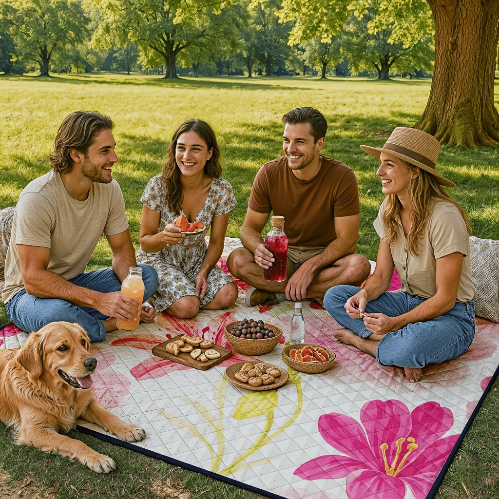 Picnic Blanket Extra Large | Waterproof Foldable Beach Camping Mat